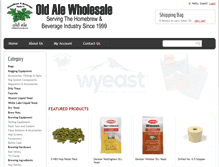 Tablet Screenshot of oldalewholesale.org